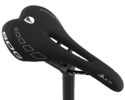SDG Allure Women's Saddle (Black/White) (Titanium Rails) (143mm)