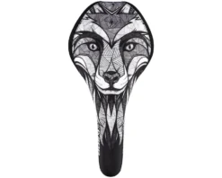 SDG "Chepi" Duster P MTN Saddle (Black/White Fox) (Titanium Rails) (140mm)