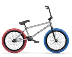 We The People 2023 Battleship BMX Bike (20.75" Toptube) (Glossy Raw) (Freecoaster) (Left Hand Drive)