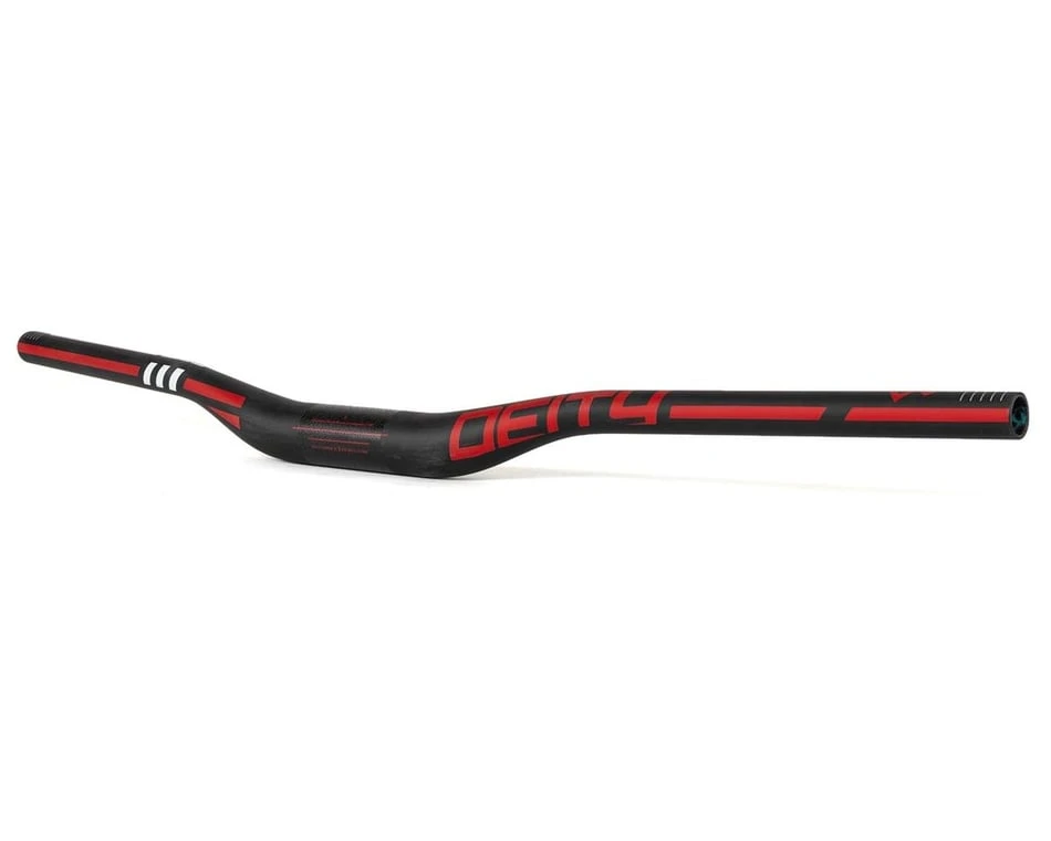 Deity Skywire Carbon Riser Handlebar (Red) (35mm) (25mm Rise) (800mm) (5/9° Sweep) 1 Deity Skywire Carbon Riser Handlebar (Red) (35mm) (25mm Rise) (800mm) (5/9° Sweep)