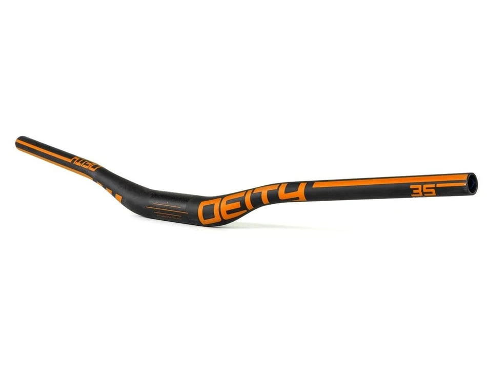 Deity Speedway Carbon Riser Handlebar (Orange) (35mm) (30mm Rise) (810mm) (5/9° Sweep) 1 Deity Speedway Carbon Riser Handlebar (Orange) (35mm) (30mm Rise) (810mm) (5/9° Sweep)
