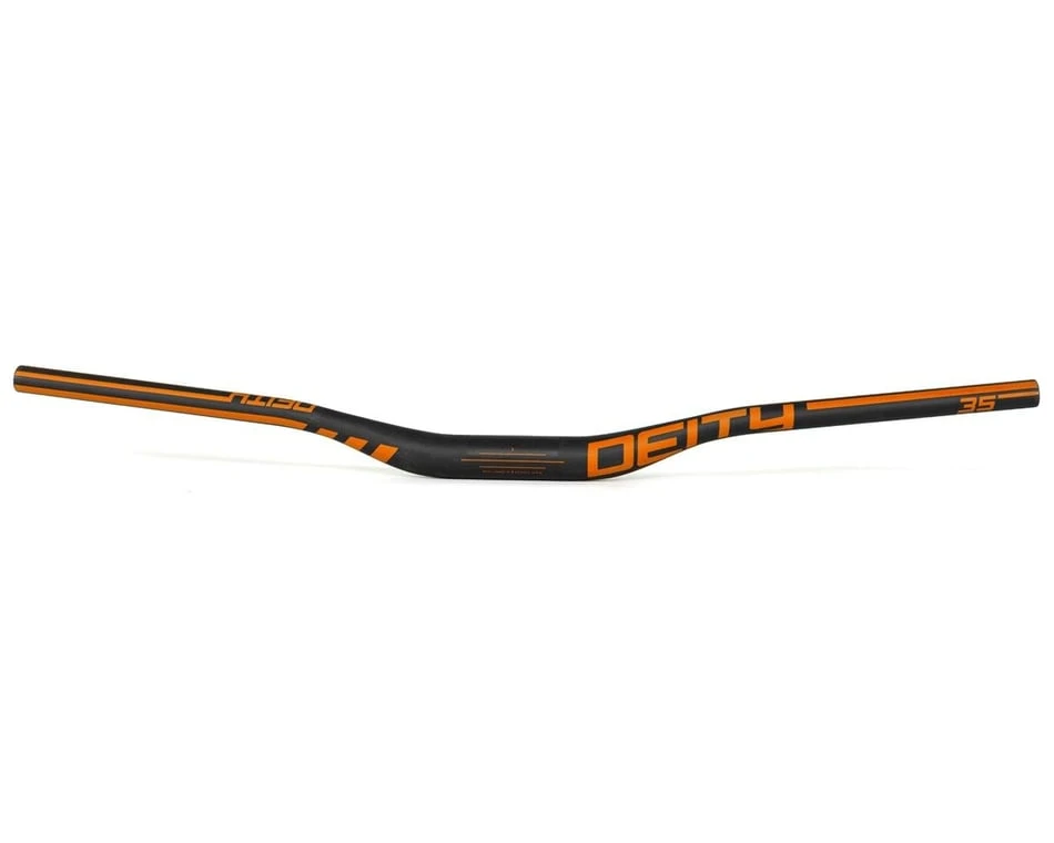 Deity Speedway Carbon Riser Handlebar (Orange) (35mm) (30mm Rise) (810mm) (5/9° Sweep) 2 Deity Speedway Carbon Riser Handlebar (Orange) (35mm) (30mm Rise) (810mm) (5/9° Sweep) - Image 2