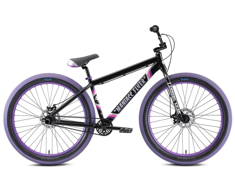 SE Racing 2022 Maniacc Flyer 27.5" BMX Bike (Midnight Black/Purple) (22.9" TopTube) 1 SE Racing 2022 Maniacc Flyer 27.5" BMX Bike (Midnight Black/Purple) (22.9" TopTube)