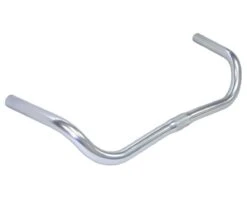 Nitto B603 Promenade Bar (Silver) (25.4mm) (62mm Rise) (480mm) (75° Sweep)
