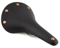 Brooks C17 Special Cambium Saddle (Black/Copper) (Steel Rails) (164mm)