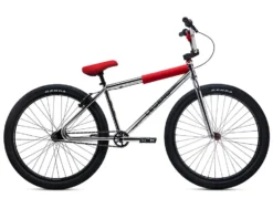 DK Legend 26” BMX Bike (22.4" Toptube) (Chrome/Red)