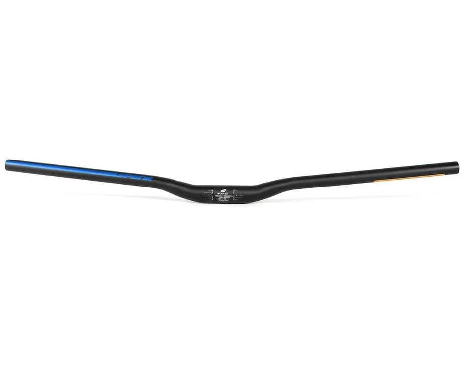 Spank Spoon 800 Mountain Bike Handlebar (Black/Blue) (31.8mm) (20mm Rise) (800mm) 2 Spank Spoon 800 Mountain Bike Handlebar (Black/Blue) (31.8mm) (20mm Rise) (800mm) - Image 2