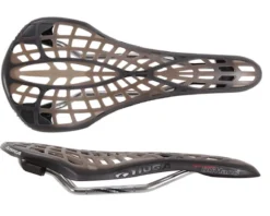 Tioga Spyder Outland Saddle (Black) (Titanium Rails) (125mm)