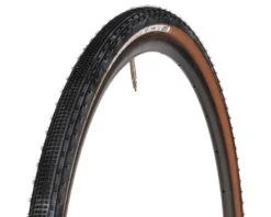 Panaracer Gravelking SK Tubeless Gravel Tire (Black/Brown) (700c / 622 ISO) (32mm) (Folding)