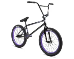 Stolen 2022 Sinner FC XLT 20" BMX Bike (21" Toptube) (Black/Violet) (Freecoaster) (Right Hand Drive) -Deals Road BMX Ride Store s038 2