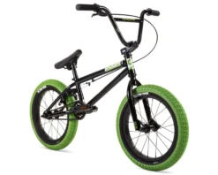 Stolen 2022 Agent 16" BMX Bike (16.25" Toptube) (Black/Neon Green) -Deals Road BMX Ride Store s049 2