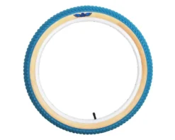 SE Racing Cub BMX Tire (Blue/Tan) (20" / 406 ISO) (2.0") (Wire) -Deals Road BMX Ride Store se ti cub2020 bl 2