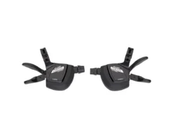 Microshift Centos Road Flat Bar Trigger Shifters (Black) (Pair) (2 X 10 Speed) (For Shimano Tiagra 4700)