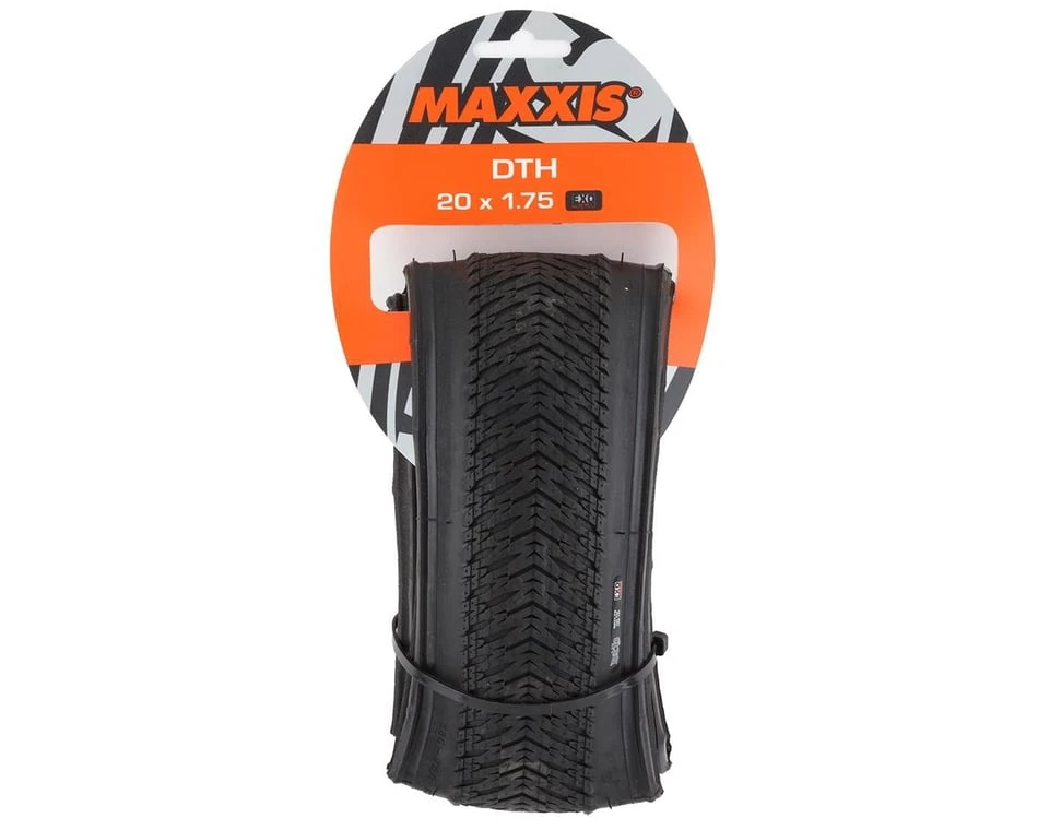 Maxxis DTH BMX Tire (Black) (20" / 406 ISO) (1.75") (Folding) (Dual/EXO) 3 Maxxis DTH BMX Tire (Black) (20" / 406 ISO) (1.75") (Folding) (Dual/EXO) - Image 3