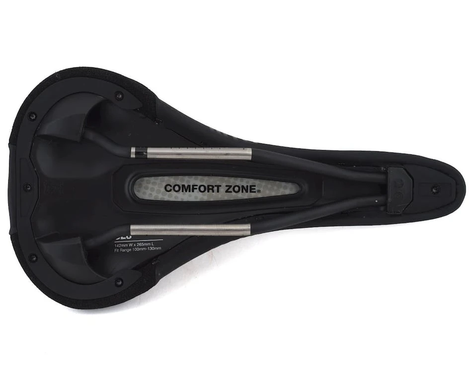 WTB SL8 Saddle (Black) (Titanium Rails) (Medium) (142mm) 4 WTB SL8 Saddle (Black) (Titanium Rails) (Medium) (142mm) - Image 4